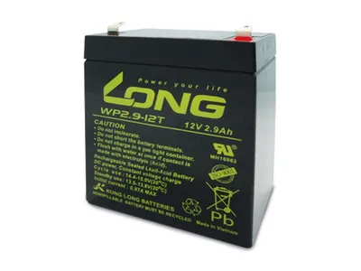 Zdjęcie produktu dla KUNG LONG Akumulator kwasowo-ołowiowy WP2.9-12, 12 V-/2,9 Ah