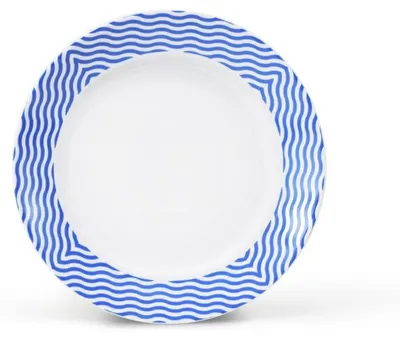 Produktbild von Leander Porzellanteller flach, 26 cm, tschechisches Porzellan, Leander, BeFree, blau
