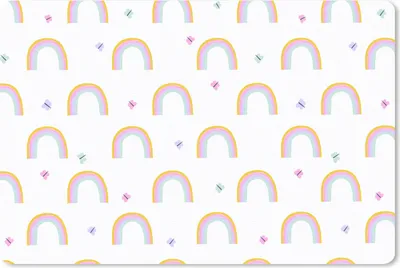Produktbild von MuchoWow® Mauspad Mousepad Regenbogen - Schmetterling - Baby 27x18 cm - Mousepads - Maus Mat - Pad - Mausunterlage - Büroartikel - Desk Matten