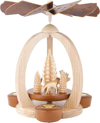 Produktbild von 1-stöckige Pyramide Rehe (30cm) von HoDreWa Legler