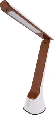Produktbild von GIBON LED Schreibtischlampe 8W 2700K/4400K/6500K weiß/braun