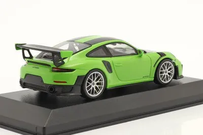 Immagine prodotto di Minichamps, scala 1:43, Porsche 911 (991 II) GT2 RS, colore verde Weissach