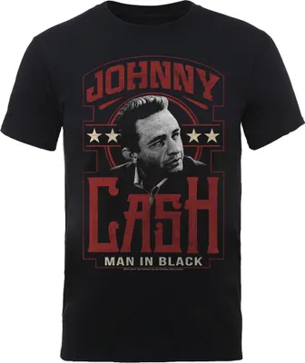 Produktbild von Johnny Cash Man In Black Black M T-Shirt