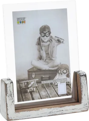 Immagine prodotto di Deknudt S67TZ1 Portafoto verniciato bianco per 1 foto verticale 13x18 cm