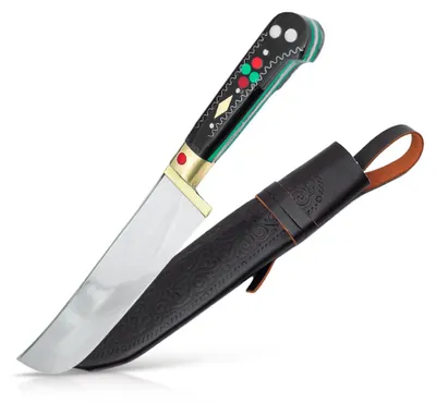 Produktbild von Usbekischer Messer – Pchak, 29 cm Kochmesser Handarbeit Küchenmesser