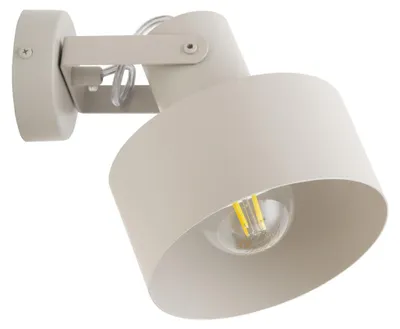Zdjęcie produktu dla Kinkiet RIF jasny-szary 1xE27x15W metal wym:23x15x24cm IP20 Sigma Lighting