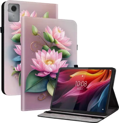 Produktbild von Für Lenovo Idea Tab 11 Zoll Crystal Textur Kunstleder Design Motiv Schutz Hülle