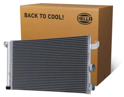 Produktbild von HELLA 8FC 366 221-291 Kondensator Klimaanlage Klimakondensator für FIAT PANDA (169) +Trockner