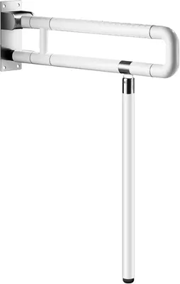 Produktbild von Stützgriff Aufstehhilfe Haltegriff Toilette Sicherheitsgriff Stützklappgriff Klappgriff Rutschfest Wandmontage Handgriff Badezimmer Edelstahl 600mm