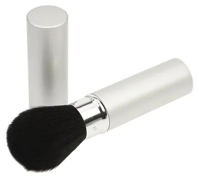 Produktbild von Puderpinsel einschiebbar mit Kappe, Professioneller Makeup Pinsel, feinstes Natu