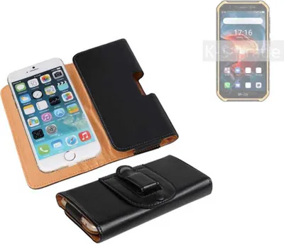 Produktbild von K-S-Trade Schützhülle Handyhülle kompatibel mit Ulefone Armor X7 Pro Holster Gürtel Tasche Schutzhülle Handy-Tasche Smartphone Case Seitentasche