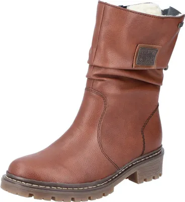 Produktbild von Rieker Damen Stiefel Warmfutter Kurzstiefel Y9260, Größe:39 EU, Farbe:Braun