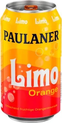 Immagine prodotto di Paulaner Limo Orange limonata gassata fruttata 330ml lattina