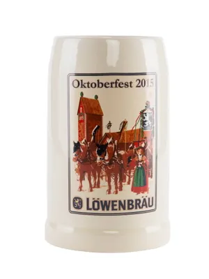 Produktbild von 6x Löwenbräu 0,5 l Krug, 2015