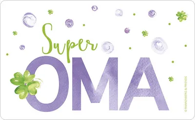 Produktbild von Frühstücksbrettchen Super Oma, Großmutter, Frühstücksbrett Schneidebrettchen