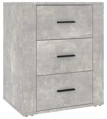 Image de Table de chevet élégante avec 3 tiroirs