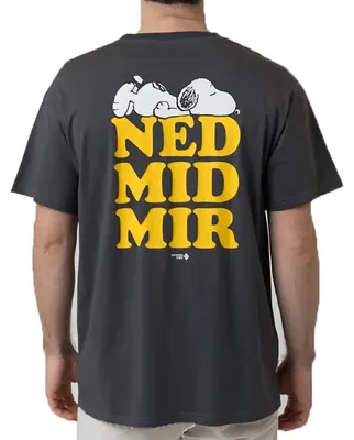 Produktbild von Bavarian Caps T-Shirt , Peanuts Ned mit mir Grau, M