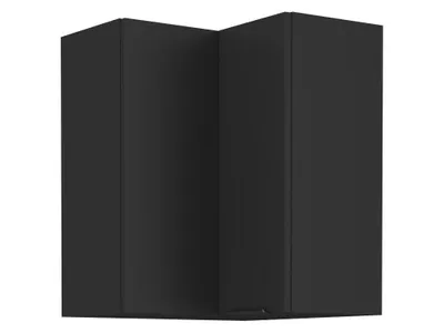 Image de Meuble d'angle supérieur SAJU 2 - 60x60 cm, noir
