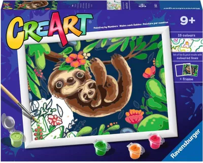 Produktbild von Ravensburger Creart Painting bei Number - süße Faultiere