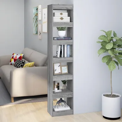 Immagine prodotto di vidaXL Libreria/divisorio grigio Sonoma 40x30x198 cm