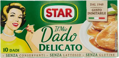 Produktbild von Dado per Brodo Delicato Hühnerbrühwürfel 10 Stk. 100g - Star