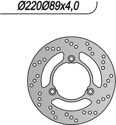 Immagine prodotto di Disco freno anteriore NG lato destro 3 fori da 10,25mm per SUZUKI