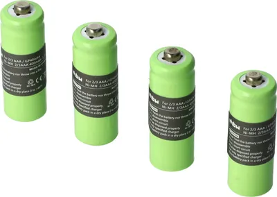 Produktbild von vhbw 4x Akku kompatibel mit Hagenuk Classico schnurlos Festnetz Telefon (400 mAh, 1,2 V, NiMH)