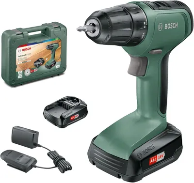 Produktbild von Bosch Universalbohrmaschine 18 Akku-Bohrmaschine - Mit 2 Akkus