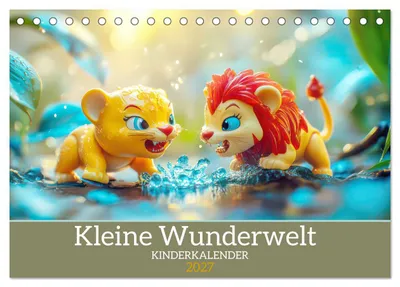 Produktbild von Kleine Wunderwelt - Kinderkalender (Tischkalender 2027 DIN A5 quer), CALVENDO Monatskalender