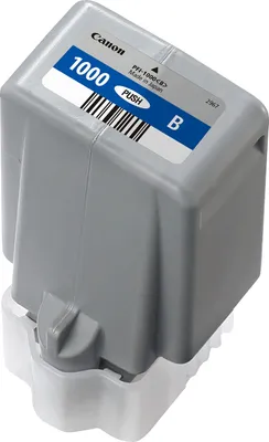 Image de Cartouche d'encre Canon PFI-1000 B bleue - 80 ml ORIGINALE pour imprimante PRO-1000