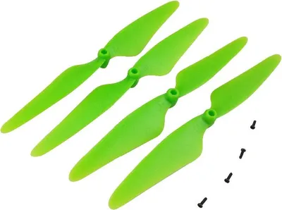 Zdjęcie produktu dla Czujnik RC Części zamienne Propellery do Hubsan X4 H502S H502E H502T H507A H216A zielony