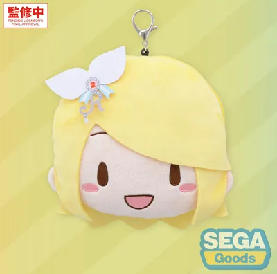 Immagine prodotto di Hatsune Miku: Coloful Stage! Portachiavi in peluche, Kagamine Rin, Stage Sekai, 15 cm