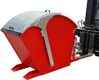 Produktbild von Bauer Kippbehälter RD 750, lackiert, Feuerrot