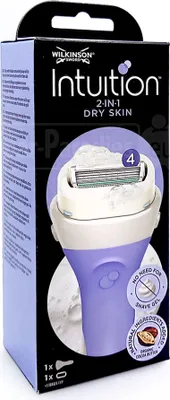 Obrázek produktu pro Wilkinson Intuition Dry Skin Razor 1up - holící strojek + 1 náhradní hlavice