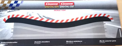 Image de Carrera Randstreifen für Schikane (3-teilig + 2 Endstücke) 1:24