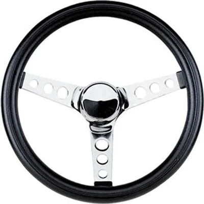 Zdjęcie produktu dla Kierownica Grant chromowana bez certyfikatu Jeep CJ + Wrangler YJ
