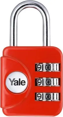 Immagine prodotto di Lucchetto Ad Arco A Combinazione Da Viaggio Per Valige P1 - mm.28 rosso (YP1/28/121/1R)