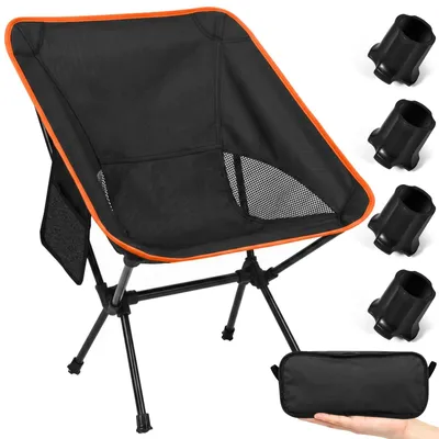 Obrázok produktu pre Prenosná, skladacia stolička na kempovanie – maximálna nosnosť 200 kg – ideálna na outdoorové aktivity