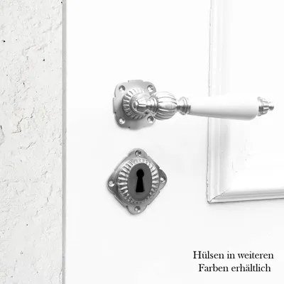 Produktbild von Drückergarnitur für Zimmertüren -Keramikgriff | BB | Nickel matt