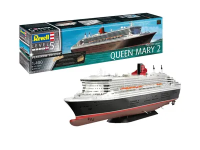 Produktbild von 05199 - Modellbausatz , Kreuzfahrtschiff Queen Mary 2, 913 Teile, ab 13 Jahren