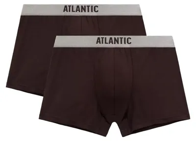 Produktbild von Boxershorts 2er-Pack Atlantic braun mit perfekter Passform L