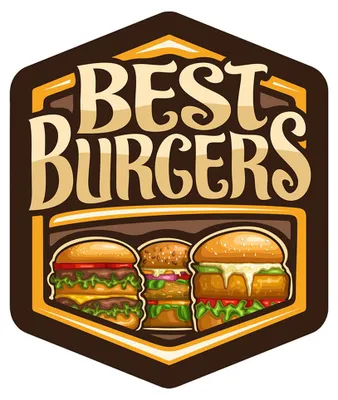 Obrázek produktu pro Clayre & Eef Textový nápis 38x45 cm Hnědý železný hamburger