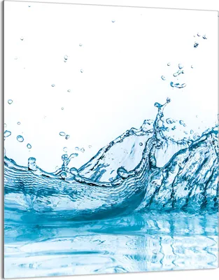 Image de Plaque de recouvrement pour cuisinière 40x52 Vitrocéramiquefeld Couverture anti-éclaboussures Plaque en verre Deko Planche à découper, eau bleue
