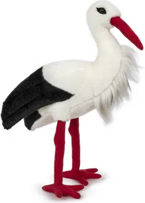 Produktbild von Plüschtier Storch, 33cm Stofftiere Kuscheltiere Vogel Vögel Tiere Geburt Taufe Störche