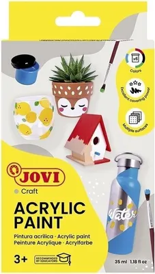 Zdjęcie produktu dla Jovi 670 Zestaw farb akrylowych 6 x 35 ml