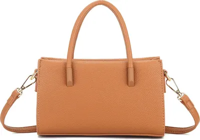 Image de Sac à main Giuliano Kunstlederen, modèle Amber, couleur camel