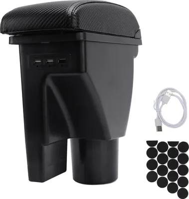 Zdjęcie produktu dla Podłokietnik konsoli środkowej z 3 portami USB do Hyundai Getz