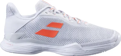 Image de Chaussures de tennis Babolat Jet Tere All Court Chaussures de sport blanc/orange 31S22651-1063, pointure : 36 EU