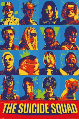 Produktbild von DC Comics - Suicide Squad - Team - Poster Plakat Druck - Größe 61x91,5 cm