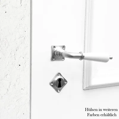 Produktbild von Drückergarnitur für Zimmertüren -Keramikgriff | BB | Nickel matt